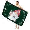 Christmas Pattern Bathroom Adult Soft Bath Towel Sauna Large Beach Towel Fitness Towel Hotel Women's Shower Quick Drying 5