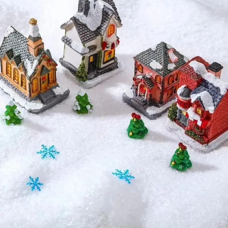 Artificial Snow Powder DIY Fake Snowflakes Christmas New Year Party Home Decoration Winter Scene Prop Supplies