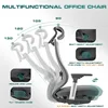 Ergonomic Mesh Office Chair, High Back Computer Executive Desk Chair with Adjustable Headrest and 4D Arms, Slide Seat 6