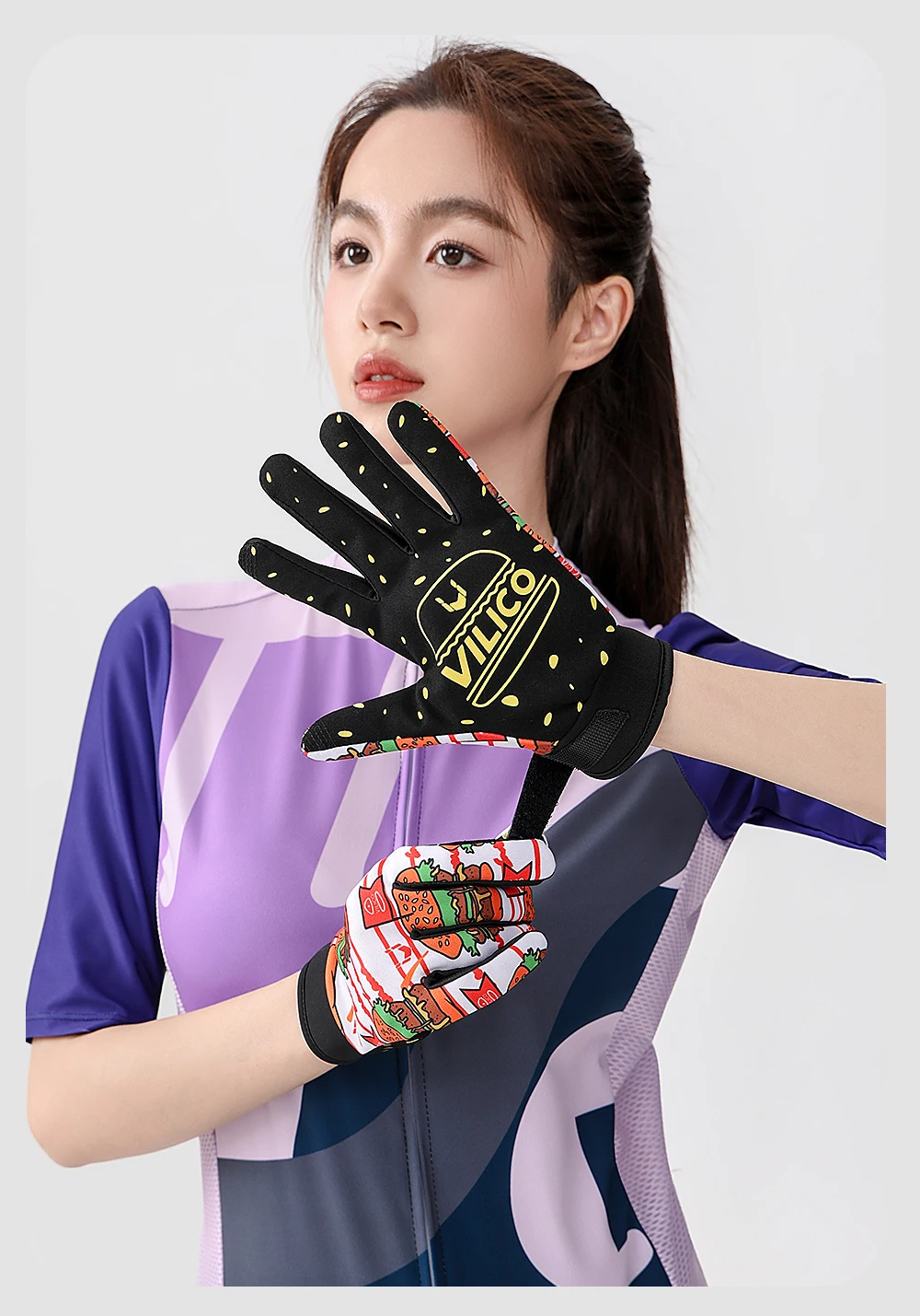Off Road Motorcycle Touch Screen Full Finger Spring Summer Autumn Mountain Bike Downhill Outdoor Sports Gloves