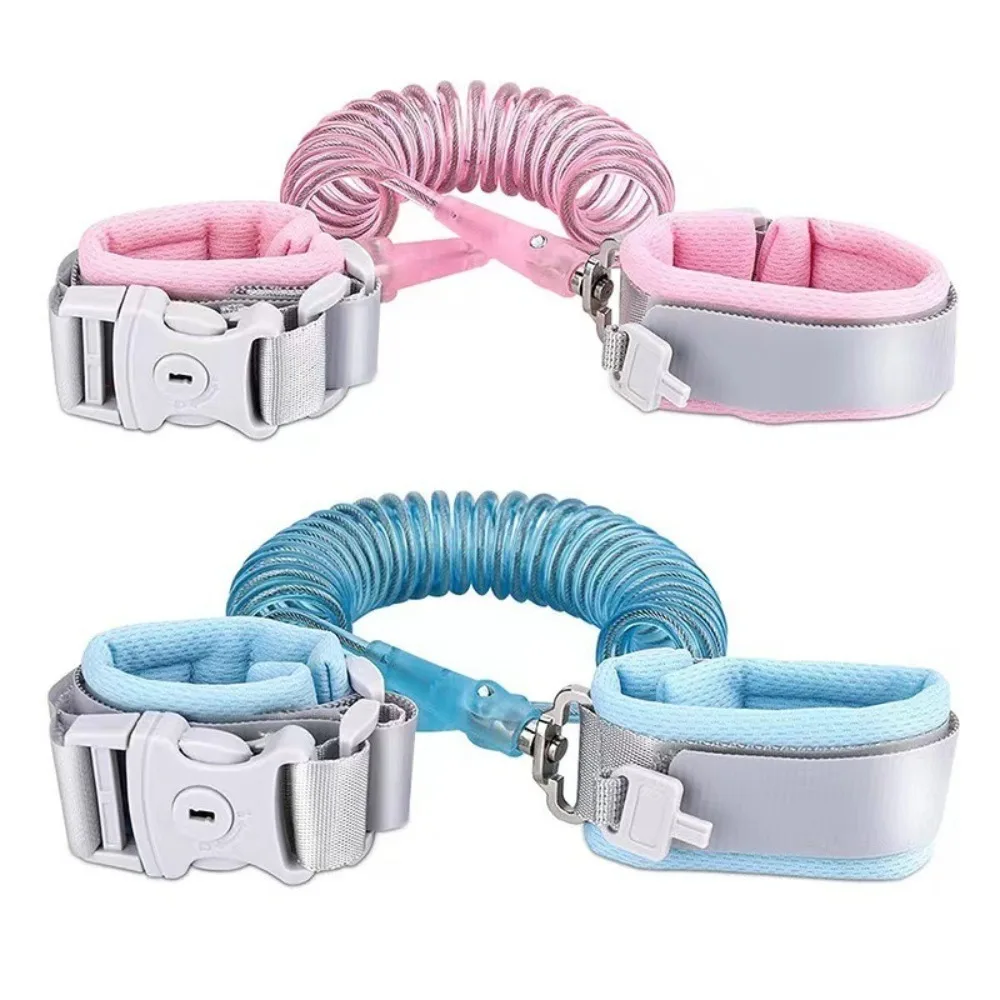 Child Lock Safety Lock Children's Loss Prevention Bracelet Key Lock with Anti Release Rope Children's Anti Loss Traction Rope When Going Out