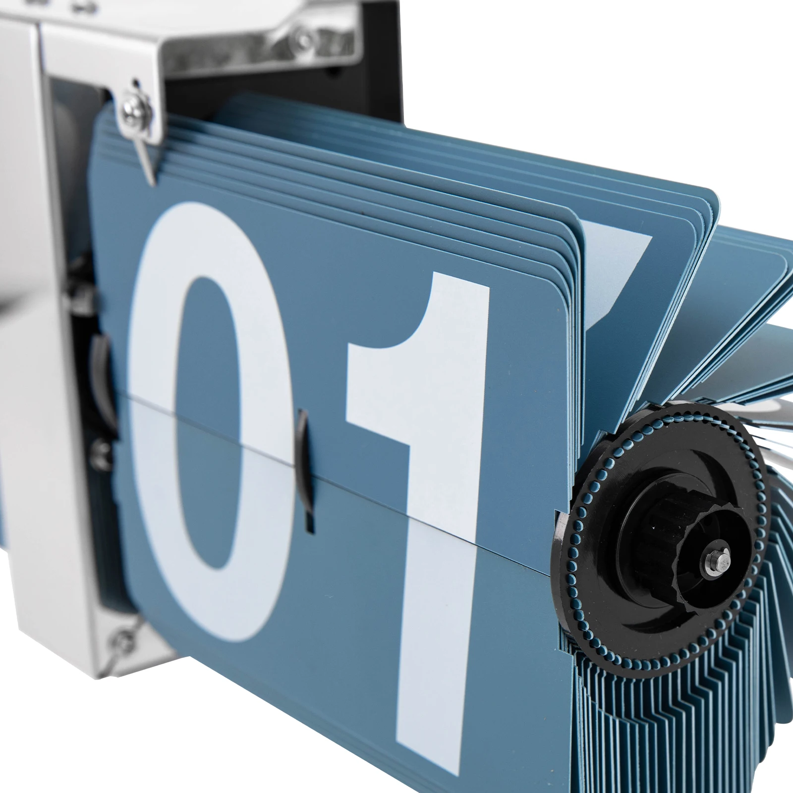 Retro Digital Flip Desk Clock, Classic Flip Clock Shelf Clock, Battery Powered, Flipping Out Wall/Tabletop Clock