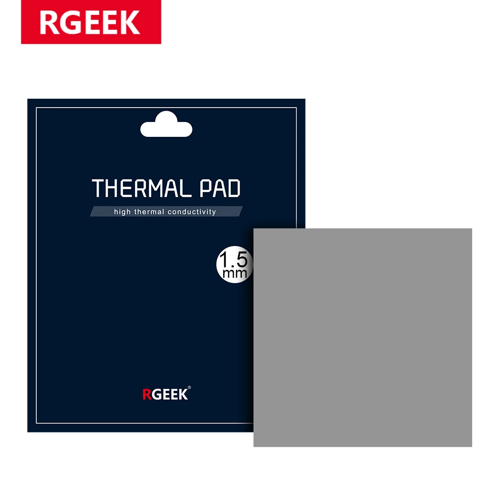 Rgeek12WmkThermalPadGPUCPUHeatsinkCoolingConductiveSilicone