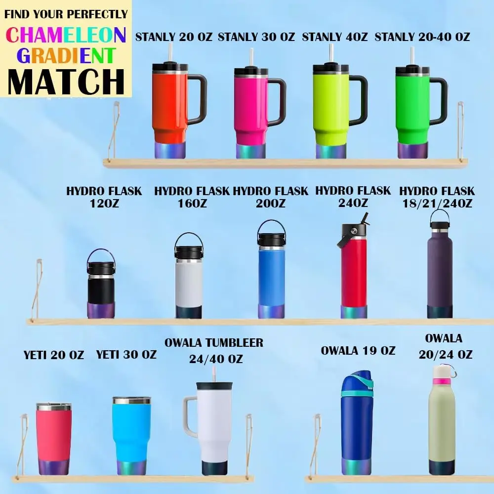 Silicone Boot Sleeve Anti Slip for -24oz 20-40oz and More Bottles with 2.8-3in Base