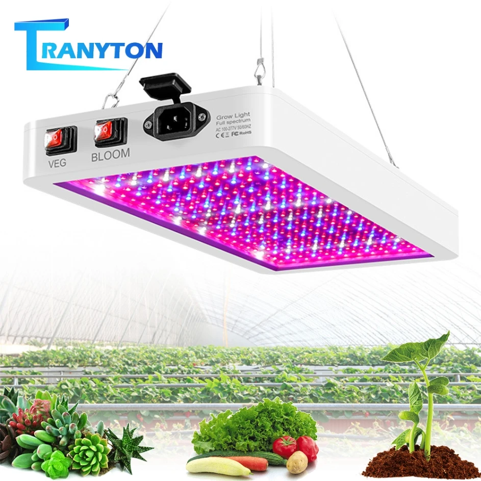 

2835 LED Plant Grow Light 216/312 LEDs 2000W 3000W Full Spectrum Phoyto Lamp VEG&Bloom Adjustable for Indoor Greenhouse