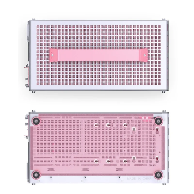 PC Chassis JONSBO Z20 Pink White MATX ATX Chassis 20L Detachable Handle Case 163mm Air-Cooled Graphics Card Type-C Desktop Small Space
