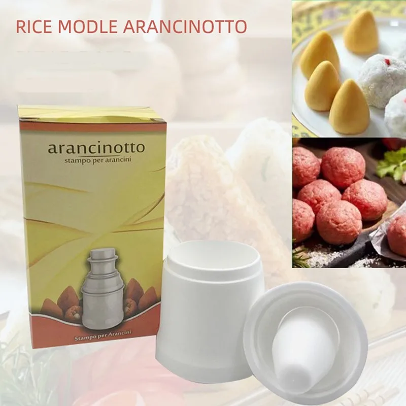 

Arancini Maker Sushi Tool DIY Handmade Bento Rice Ball Plastic Mould Homemade Italian Food Meat Ball Mold Kitchen Accessories