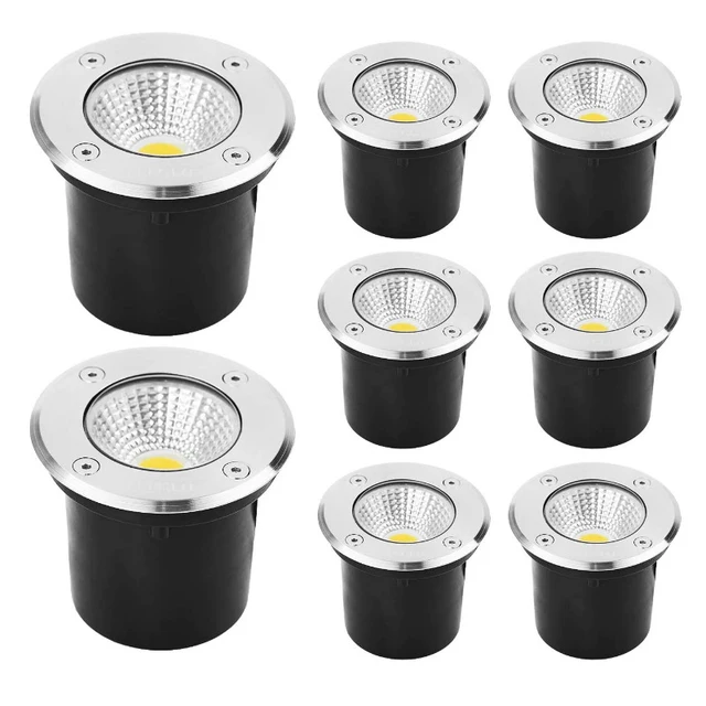 5W 10W 12W Buried Garden Path Spot Recessed Underground Light AC220V110V12V24V IP67 Waterproof Led Garden Underground Lamps