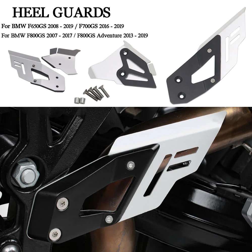 

Motorcycle Heel Guards Set Foot Peg Bracket Rear Frame Plate Protector For BMW F650GS F700GS F650 F700 F800 F 800 GS F800GS ADV