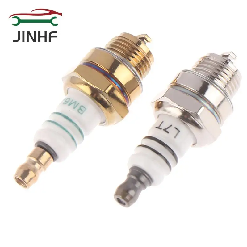 Spark Plug 1PC BM6A Glow Plug Small Engine Replacemnet for 2-stroke Chainsaw Lawn Mower Strimmer