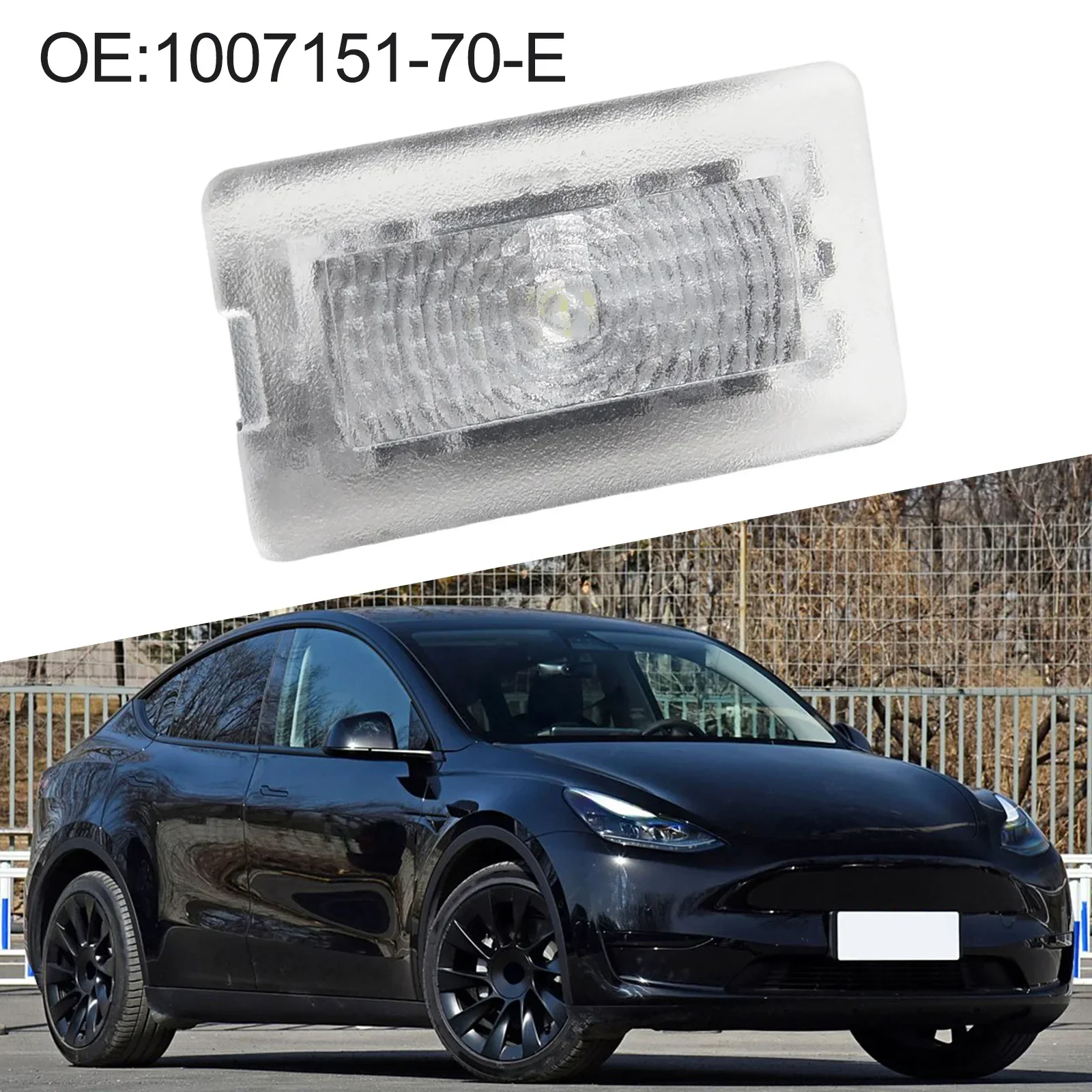 Superior Lighting Performance! White LED Interior Door Gloves TRUNK FRUNK Light For Tesla Model 3/Y Low Consumption
