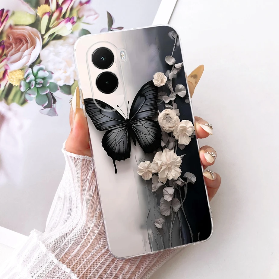 Luxury Butterfly Painted Soft Slim Phone Case - Enhanced Design
