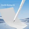M&G 3pcs Gel Pen Black Quick-drying Ink Push-action Gel Ink Pen ST Nib Large Capacity for Students Office Writing 3