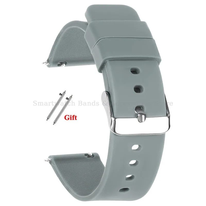 Versatile Soft Silicone Quick Release Watch Band Strap