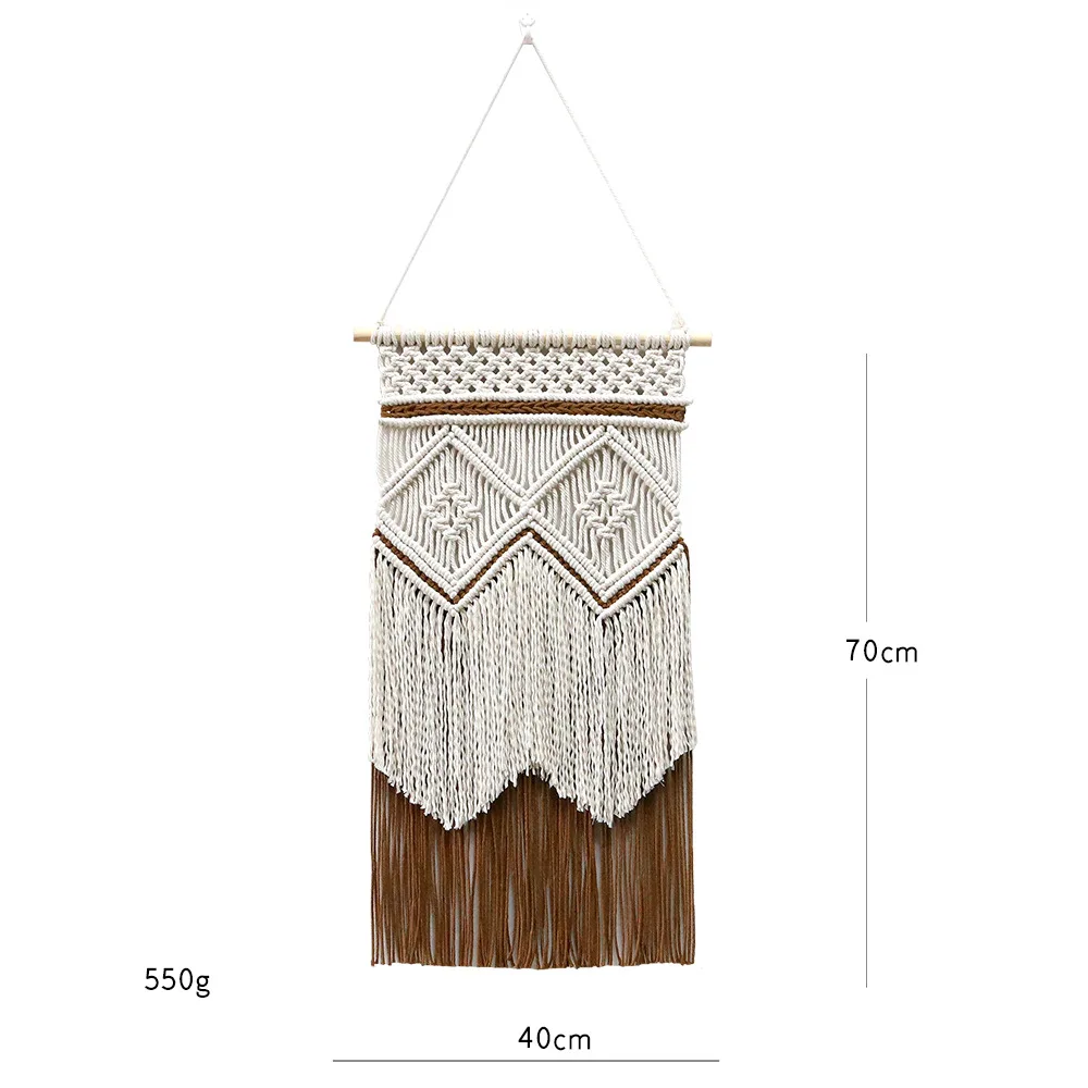 Nordic Macrame Boho Wall Tapestry