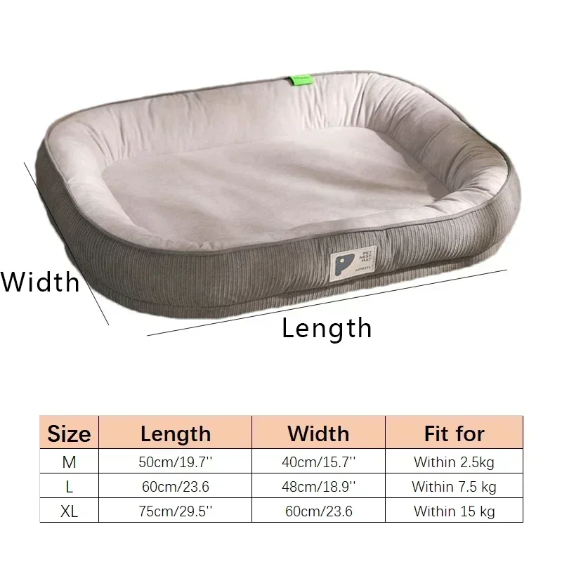 1PC Four Seasons Models Thickened and Heightened Pet Kennel Dog Kennel Cat Kennel Removable and Washable Dog Mat Pet Supplies 3