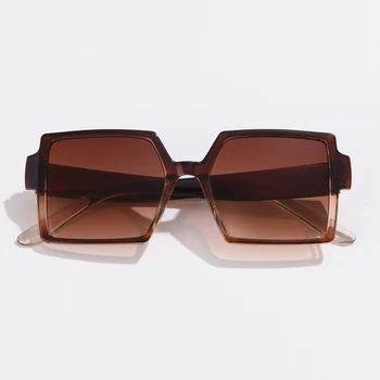 Vintage Oversize Square Sunglasses Women Retro Brand Big Frame Female Sun Glasses Black Fashion Gradient Eyeglasses Oculos 2