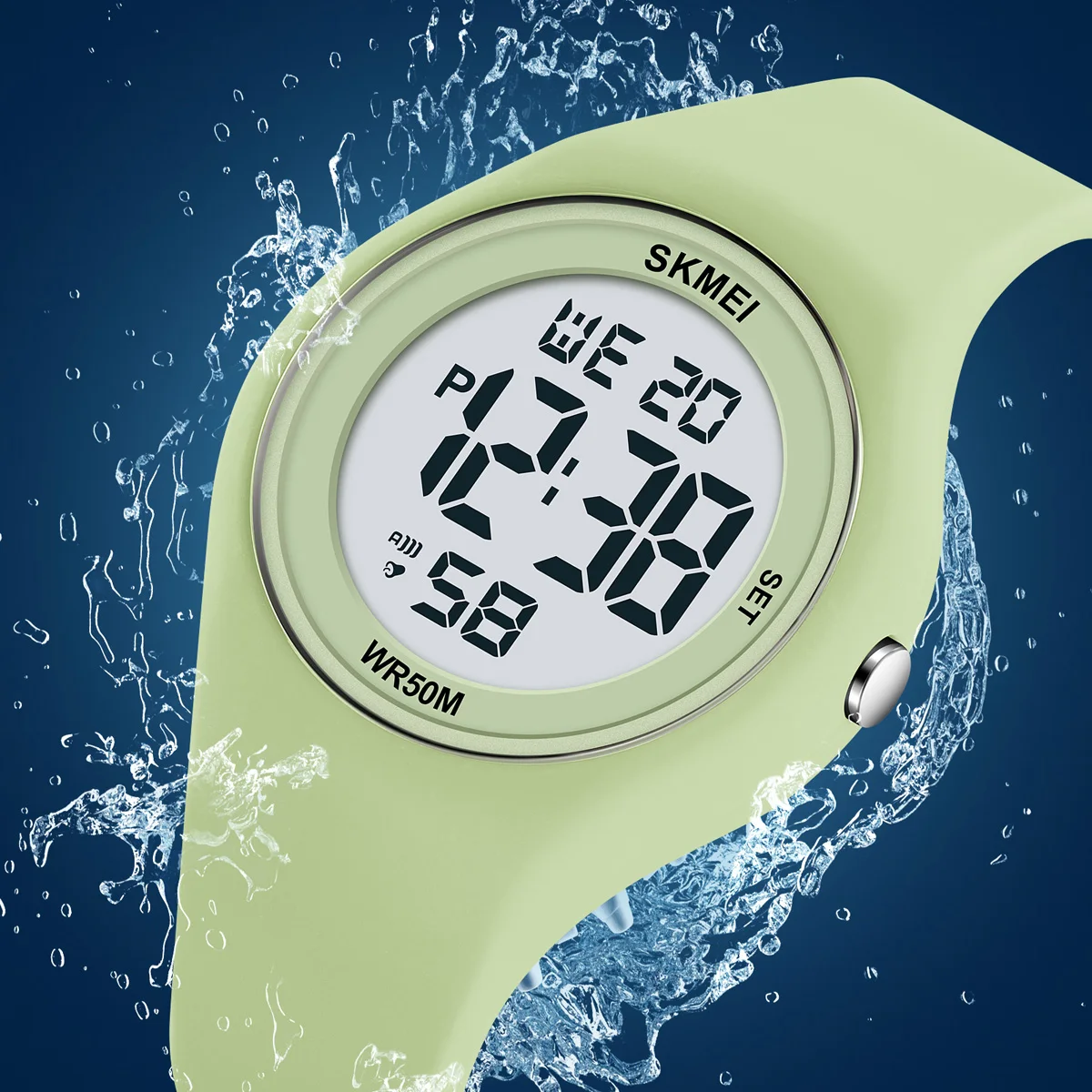SKMEI Youth-Reloj deportivo Digital para Hombre y mujer, pulsera