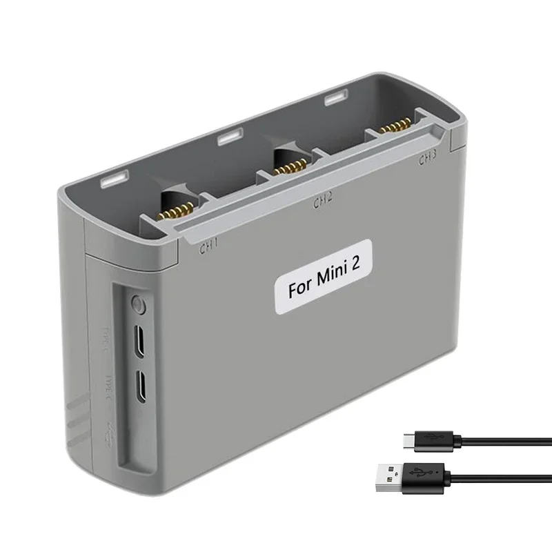 ตัวเลือกสินค้า แบตเตอรี่โดรน DJI Mini 2/SE 4K ชาร์จ Hub ครบเซต
