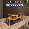 Acrylic display box for lego 42126 display case for Raptor F-150 building block dustproof clear model car storage box 50x22x20cm 1
