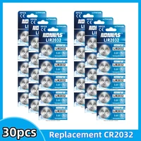 2-50PCS LIR2032 Rechargeable Battery 3.6V Replacement CR2032 Lithium Ion Battery 40mAh Lithium Cell Coin Batteries - Image 3