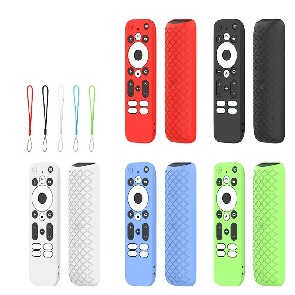 Silicone Remote Control Case Shockproof Plain Color Remote Protector Protective Case for Onn. Android TV FHD Streaming Stick silicone remote case silicone remote cover silicone remote sleeve remote controller cover silicone case protector