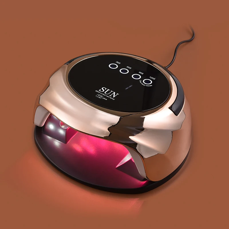Lampada professionale per nail art a luce rossa a LED per unghie, asciugatrice per smalto in gel, macchina per manicure, lampada UV a LED per unghie_voghion.com