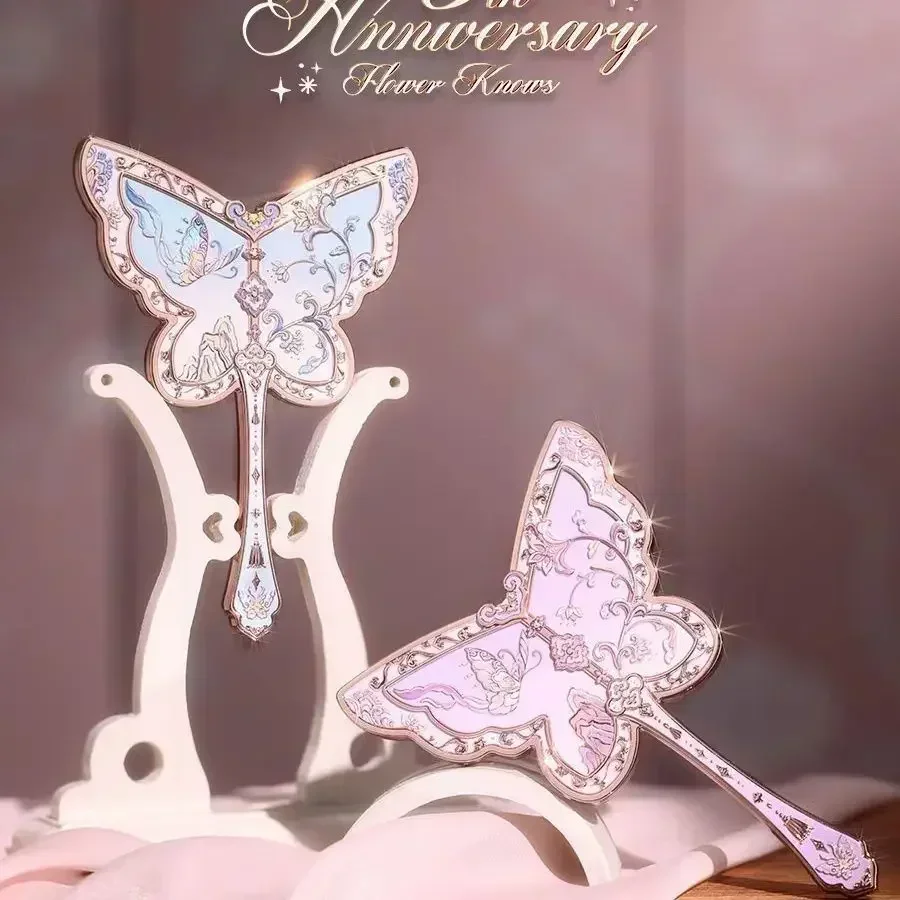 Flower Knows Hand Holding Makeup Mirror 3 Types