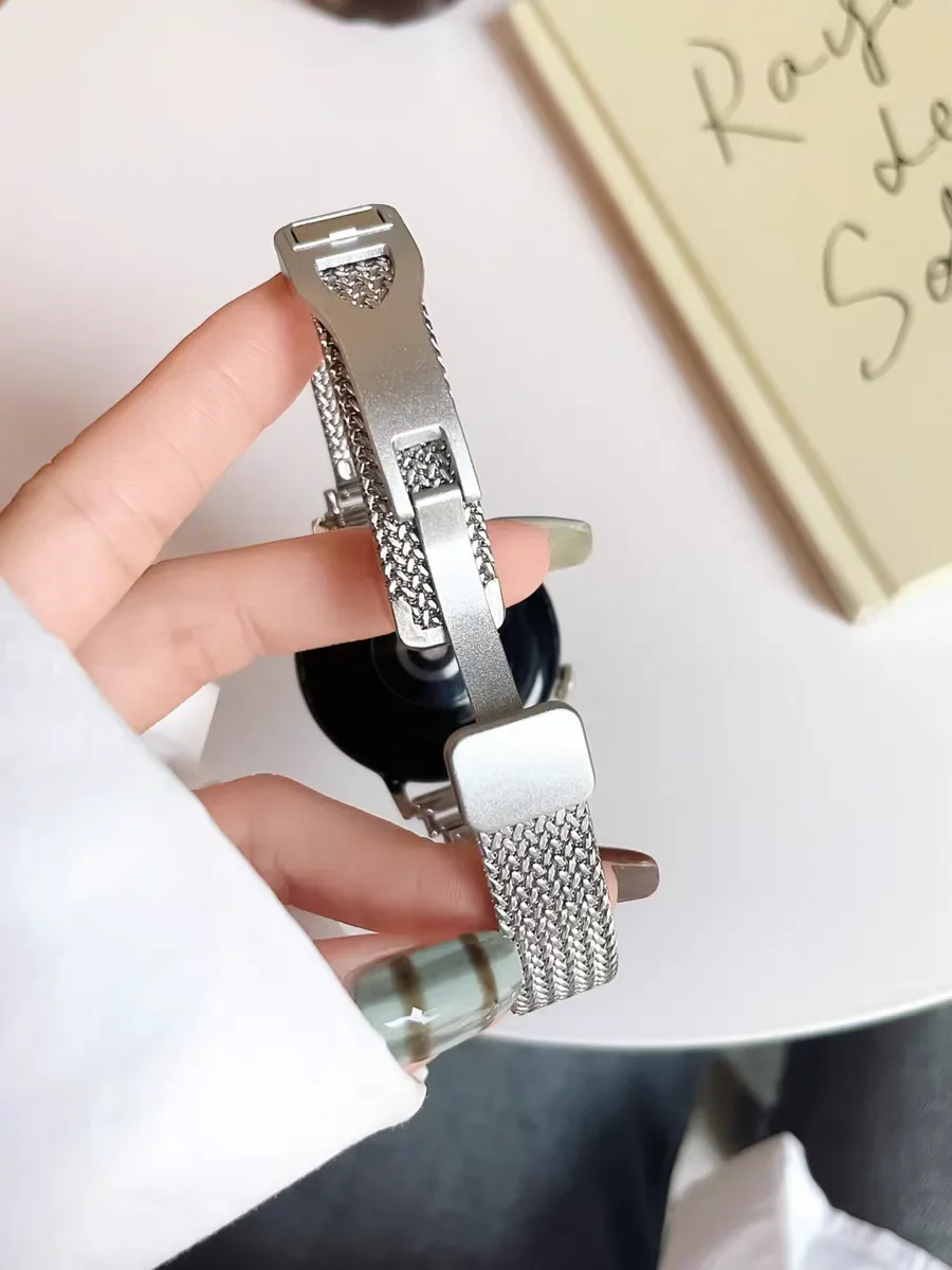 Magnetic Metal Link Bracelet Strap - 18mm, 20mm, 22mm Sizes