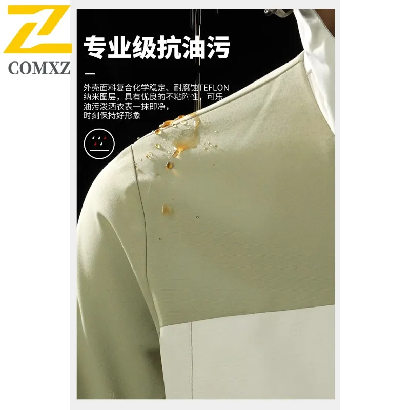 COMXZ Luxury Comfortable Mens Jacket Outdoor Adventure Thickened Warm Parka Street Style Cold Resistant Winter Mens Clothing