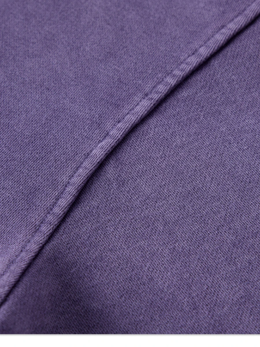 Bornladies Retro Thickened Hoodie Fashion Warm Pullover 100% Cotton Women's Trend Loose Sports Top Long Sleeved Pullover Jacket