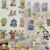 Sylvanian Families Cartoon Waterproof Stickers Pack Cute Water Bottle Laptop Skateboard Scrapbook Anime Accessories 5