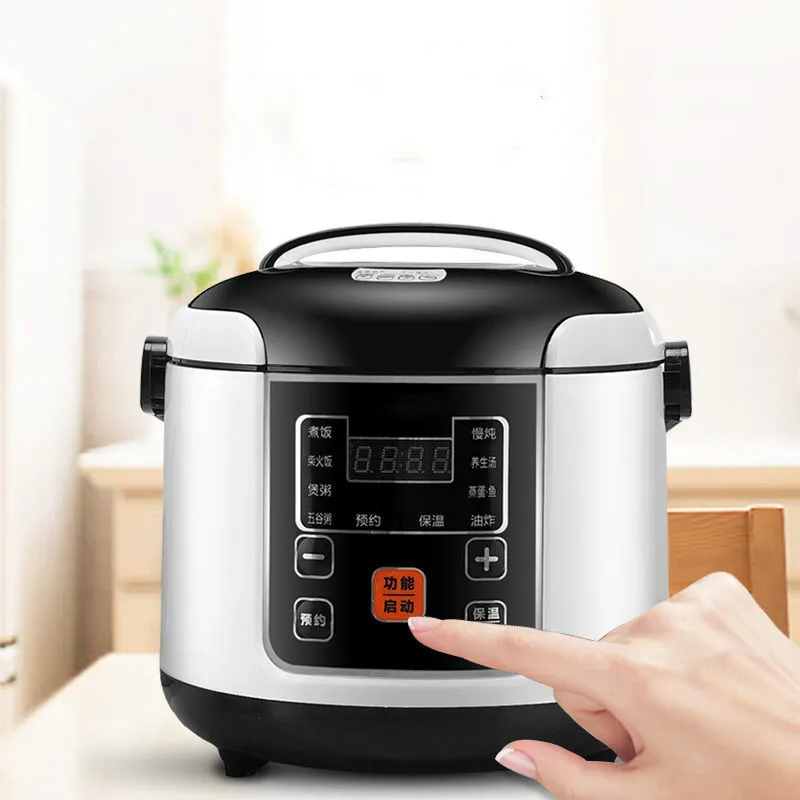 12V/24V/220V Household Vehicle Mounted Portable Kitchen Appliances Electric Rice Cooker Aluminum Pot Electric Rice Cooker rv induction cooking sink 2 in 1 kitchen vegetable basin yacht recreational vehicle portable induction cooking sink cooker