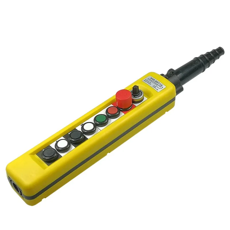 thumbnail image 2 of 2 Button Crane Pendant Control With Emergency Stop - IP54 Rated For Hoist Operations 2 of 10