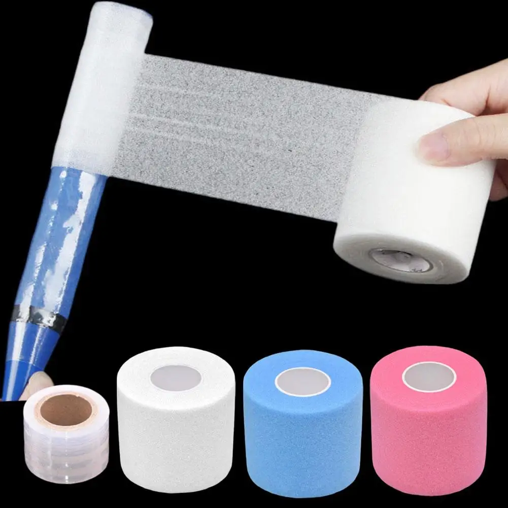 Athletic Sponge Pre Wrap Tape Racket Grip Priming Cushioning Tape Sweat Absorbing Bandage Anti-slip Tennis Badminton Grip