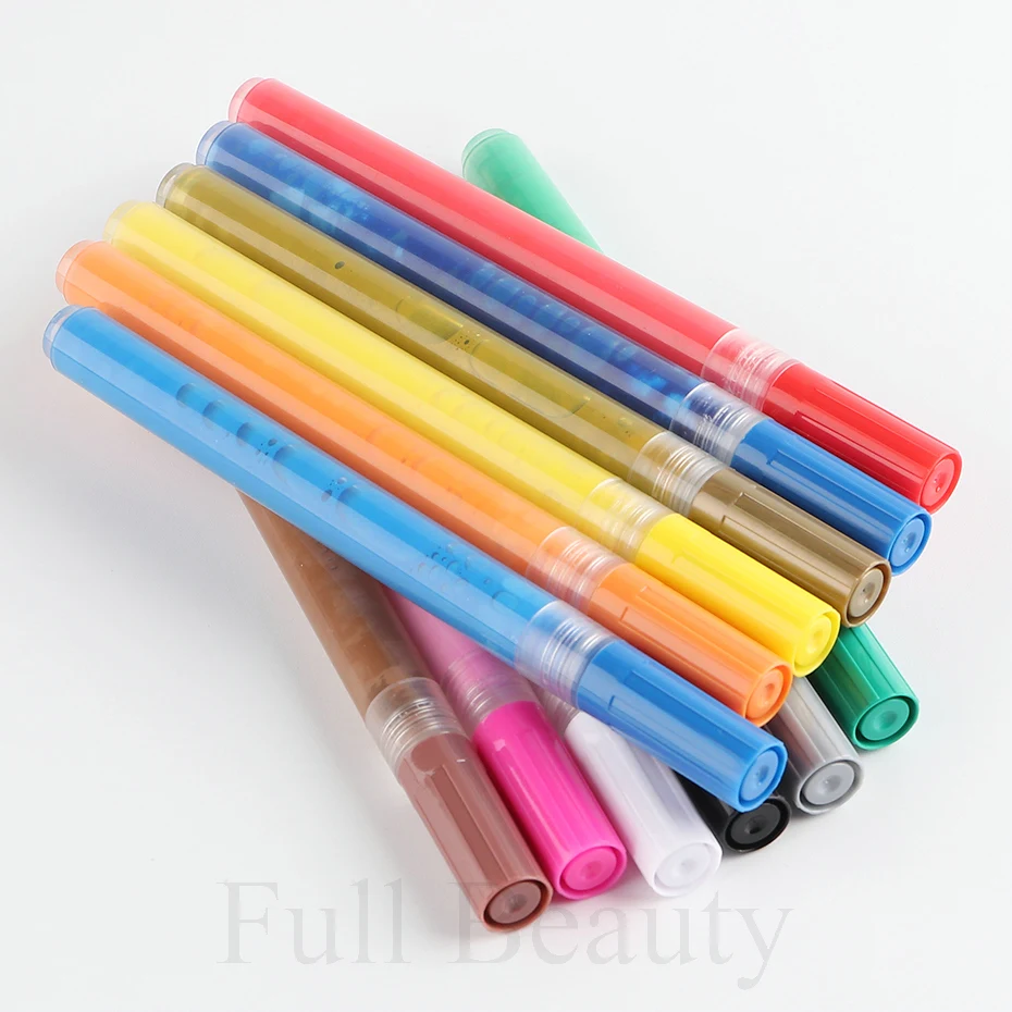 Professional Graffiti Nail Art Pen Drawing Abstract Stripe Lines Waterproof Nail Gel Polish Painting Liner Manicure Tools CH2062 6