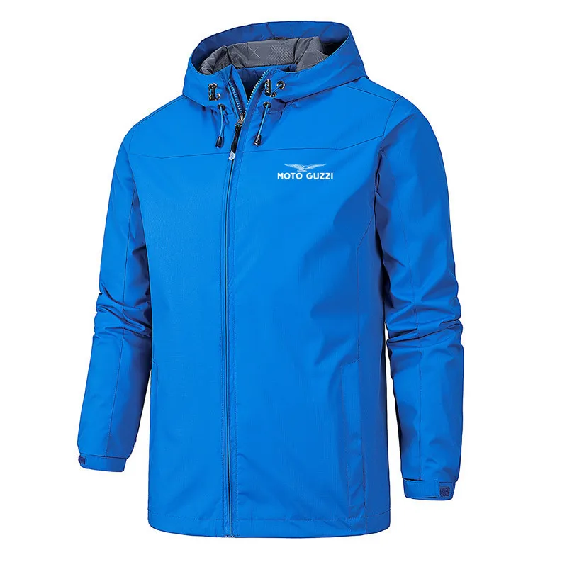 Brand MOTO GUZZI Jackets Men Clothing Fashion Casual Outdoor Waterproof Men's Jackets Top Male Plus Size Motorcycle Hooded Coat 5