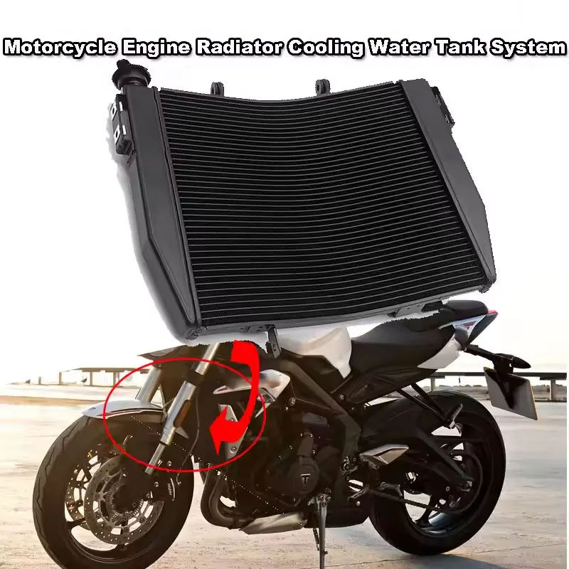765aa Radiator Fit For Street Triple 765RS Street Triple 765R 2023 2024 2025 ...
