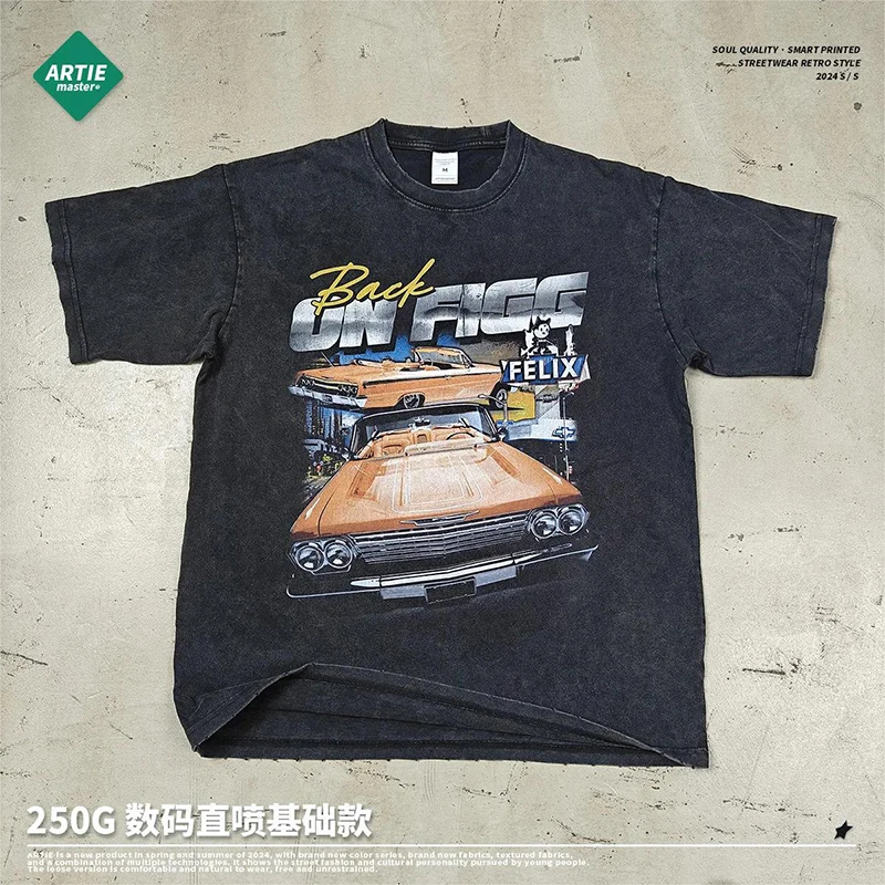 

Футболка мужская и женская с коротким рукавом, модная Свободная рубашка с принтом Потертого червя в стиле ретро, в стиле хип-хоп