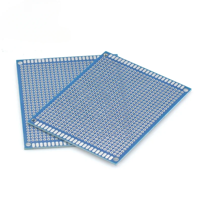 10/18/20/30PCS 2x8cm 3x7cm 4x6cm 5x7cm 7x9cm Blue Double Sided Prototype PCB Board Kit for DIY Soldering Projects