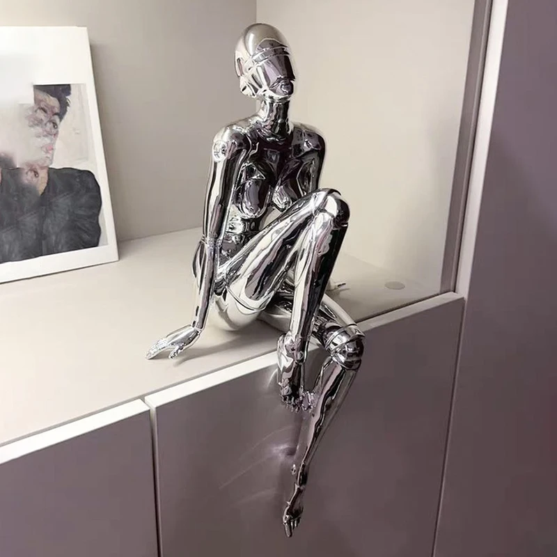 Modern Figurines Minimalism Art Miniatures Luxury Creative Ornaments for Bedroom Aesthetic Room Decor Original and Funny Gifts - 4