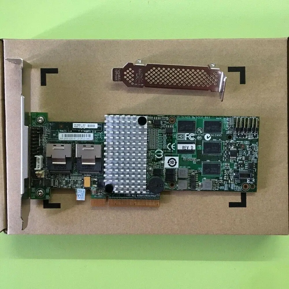 Original Brand New Originalmegaraid 9261-8I 8-Port PCI-E 6GB/S 512MB SATA/Sas RAID Controller For Pc Server - Foto 5
