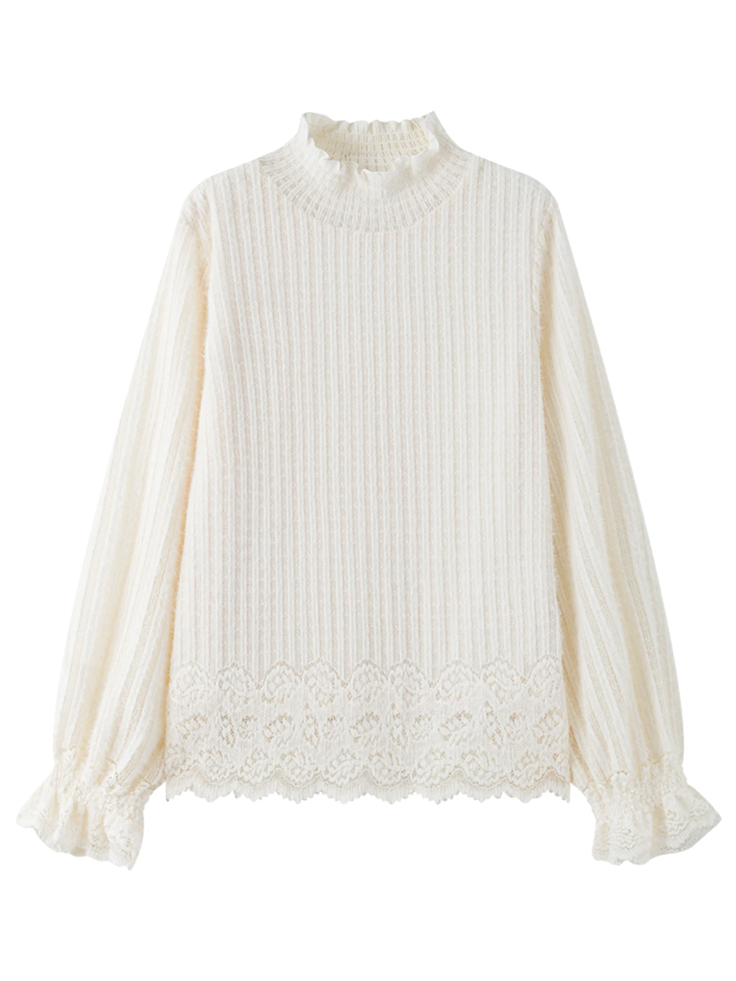 DUSHU Gentle Bottoming T-shirt Women, Top Loose All-match Elegant Ladies - Uniqwear