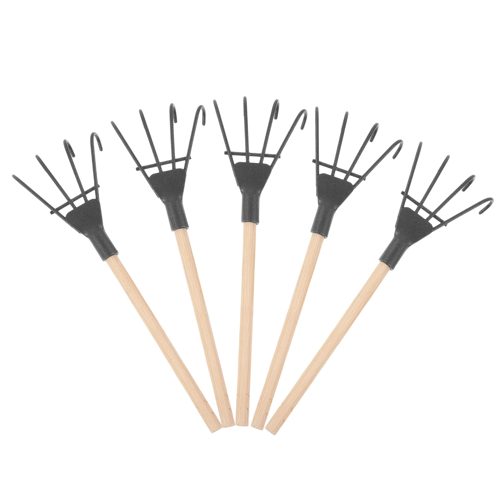 

5 Pcs Zen Rake Decorative Garden Crafts Home Miniature House Ornament Outdoor Tools