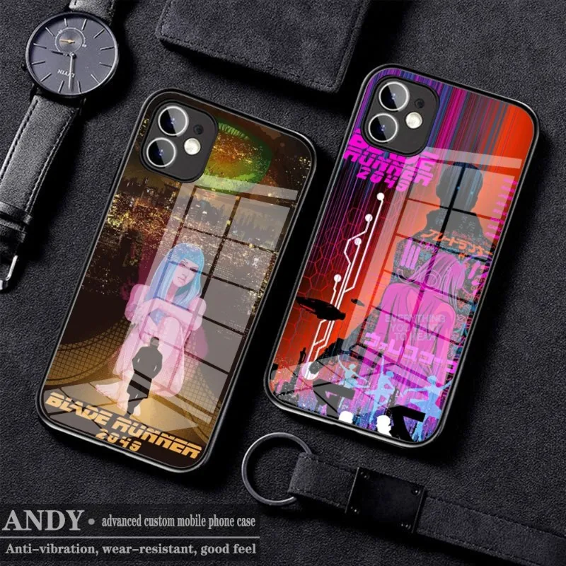 Blade Runner John Alvin Custodia Per Telefono In Vetro Per Iphone 11 12 13 14 Pro Xr Xs Max 8X7 14 Plus Se 13 Pro Design Cover Per Iphone