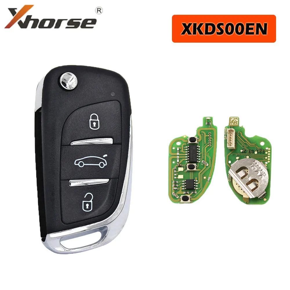 

1PCS Xhorse XKDS00EN Universal Wire Remote Key 3 Buttons VVDI Remote Car Key DS Style for VVDI2 / VVDI Mini / Key Tool Car Keys