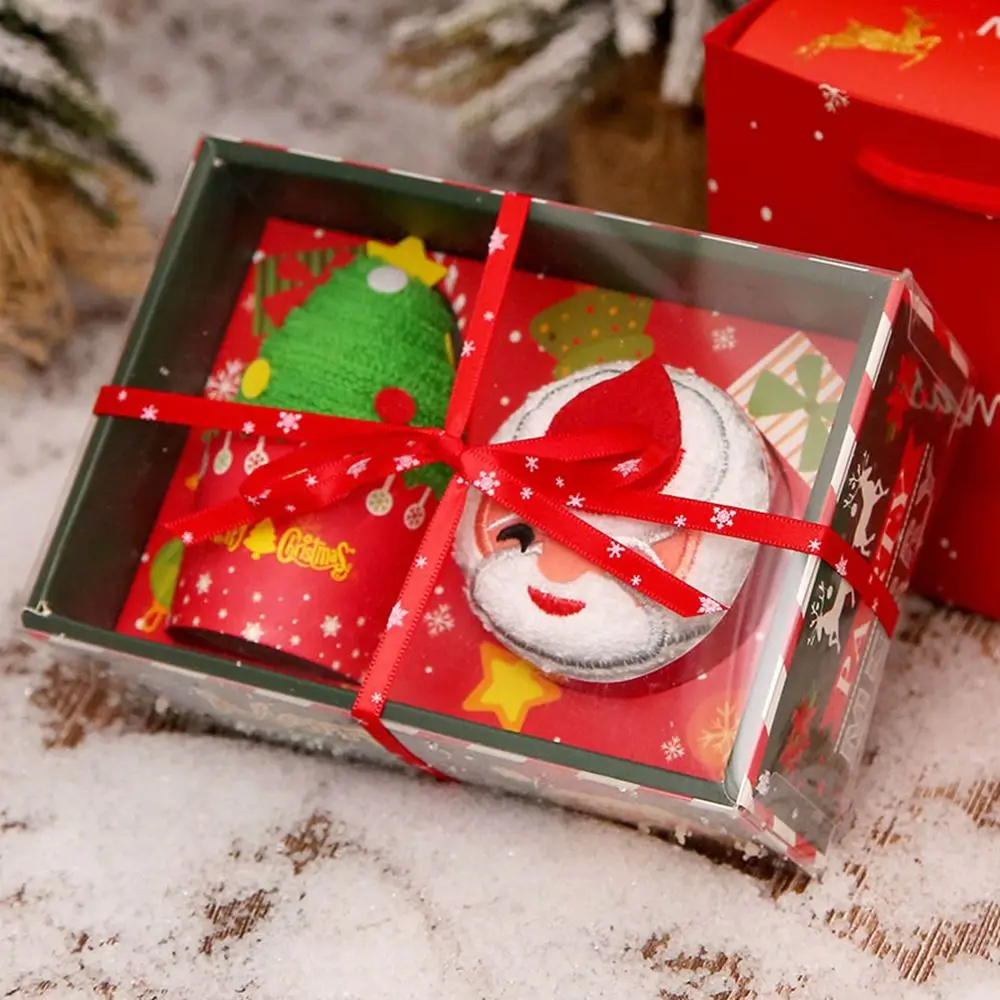 Year Souvenir Santa Holiday supplies Cake Shape Presents Christmas Ornaments Xmas Gift Christmas Decorations Christmas Towel
