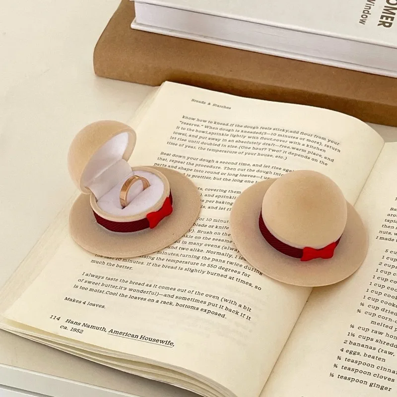Cute Top Hat Jewelry Box - Creative Ring Earring Necklace Organizer, Sweet Gift Box for Girlfriend's Accessory  Storage