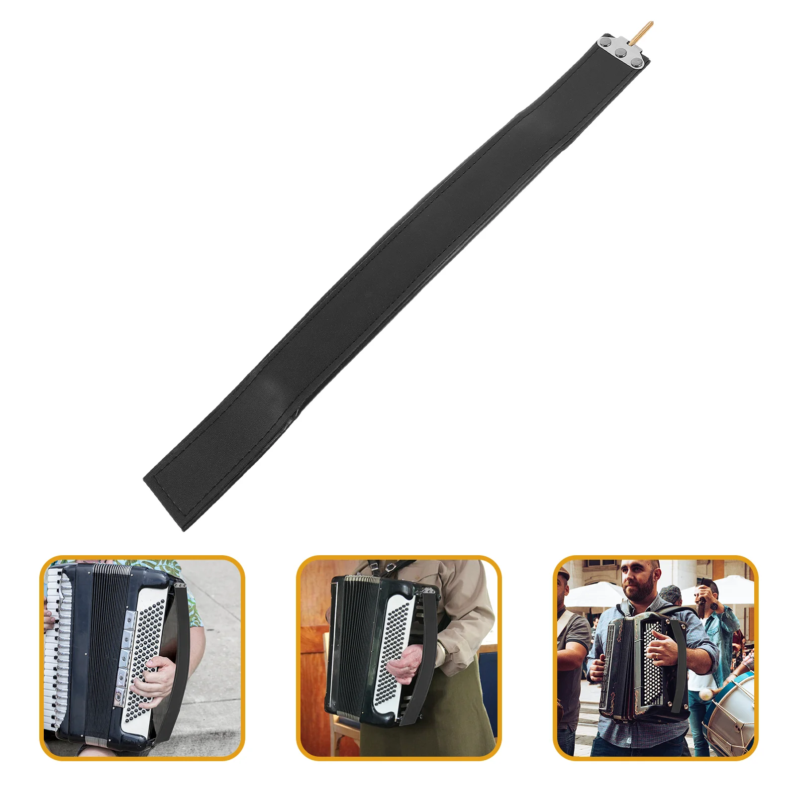 

Accordion Bass Wrist Strap Bass Accordion Strap Musical Instrument Bass Strap Accordion Bass Black Leather Left Hand Strap