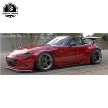  RB Style Fiber Glass Body Kit Fit For Ma-zda Mia-ta ND Front Lip Fender Flares Rear Spoiler Wing High Quality 19 PCS 